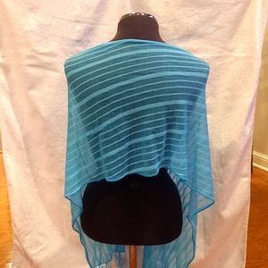 Shawl sheer mesh